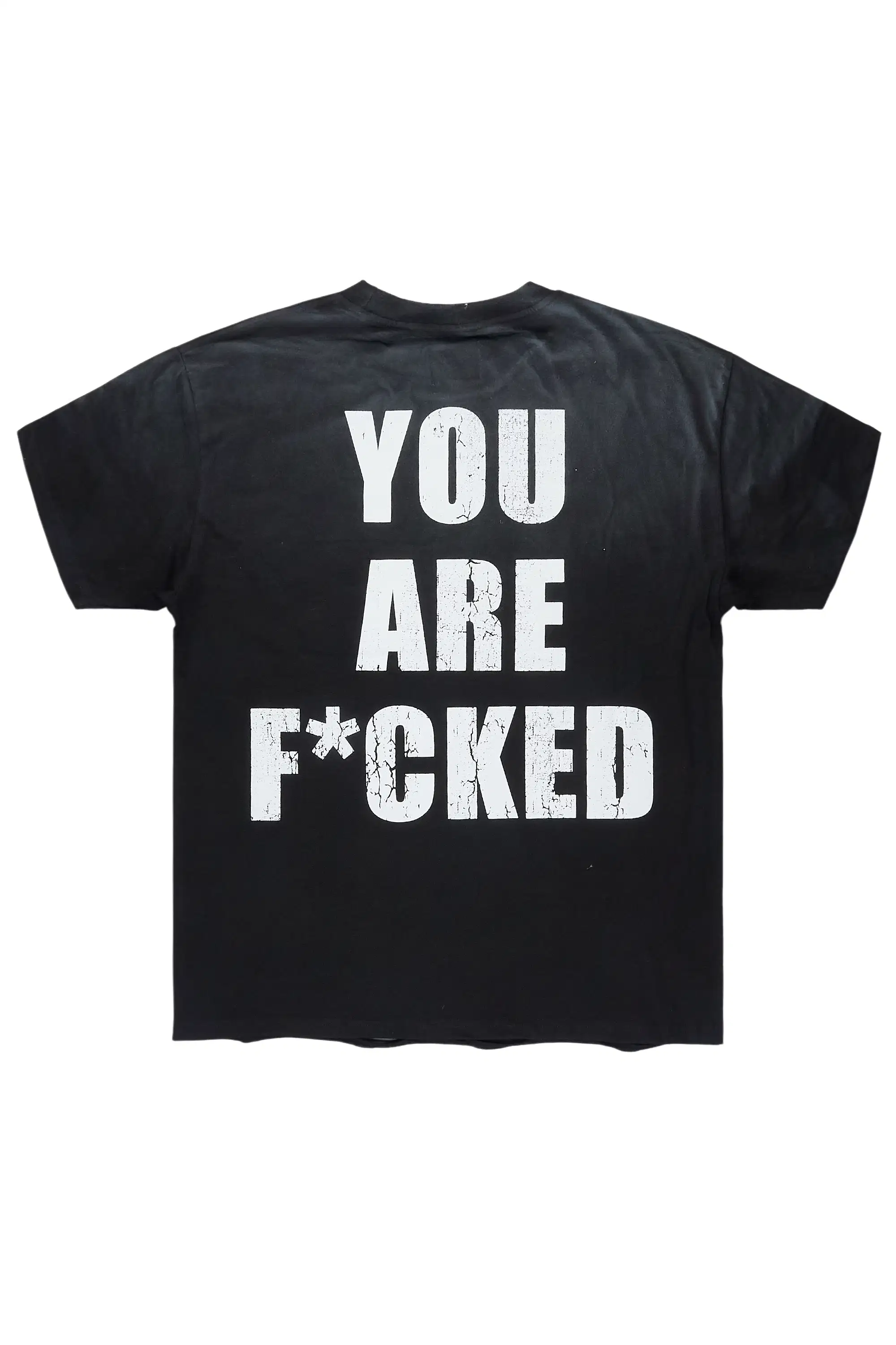 Sylvia Black Oversized T-Shirt - Image 3
