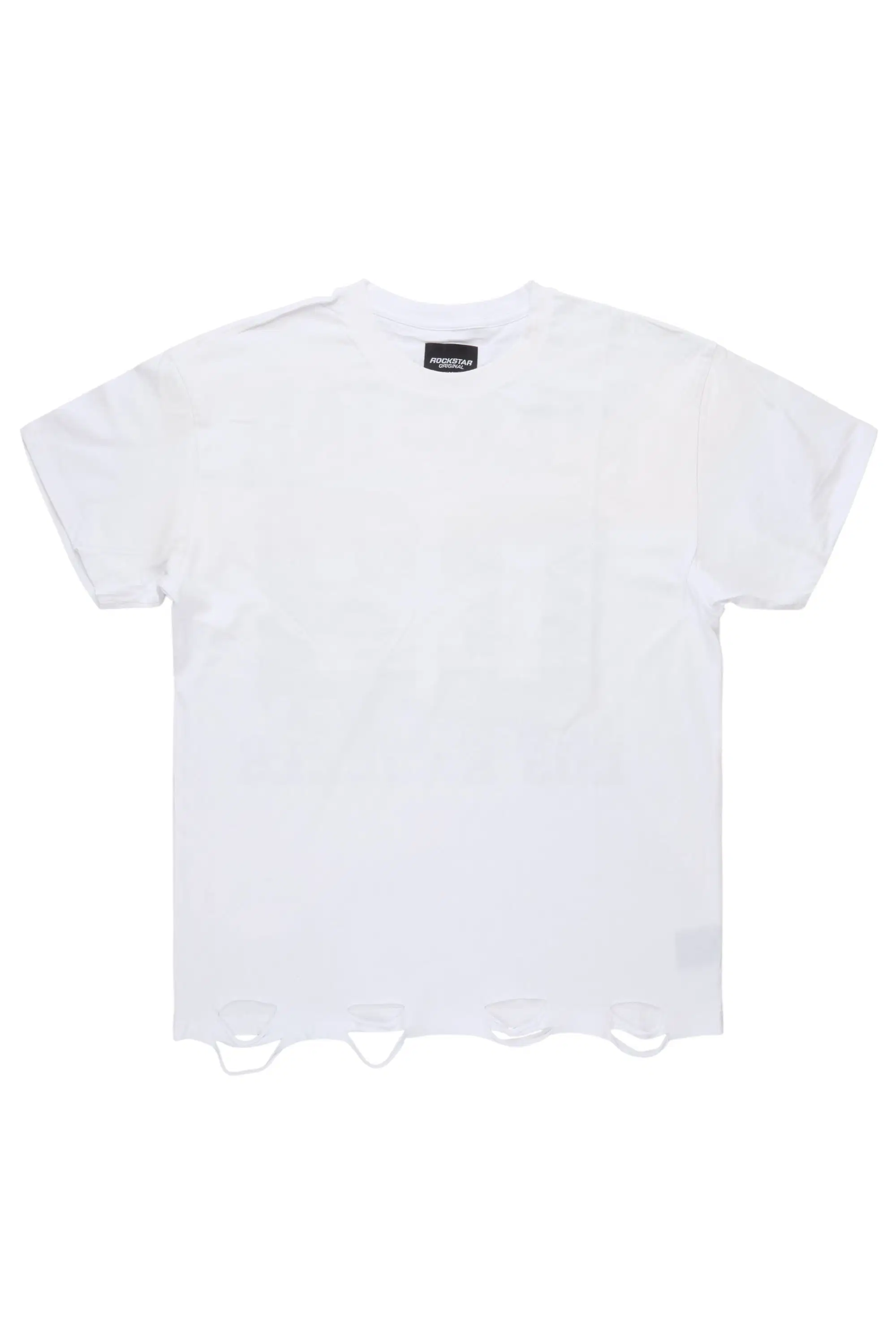 Tennile White Oversized T-Shirt - Image 2