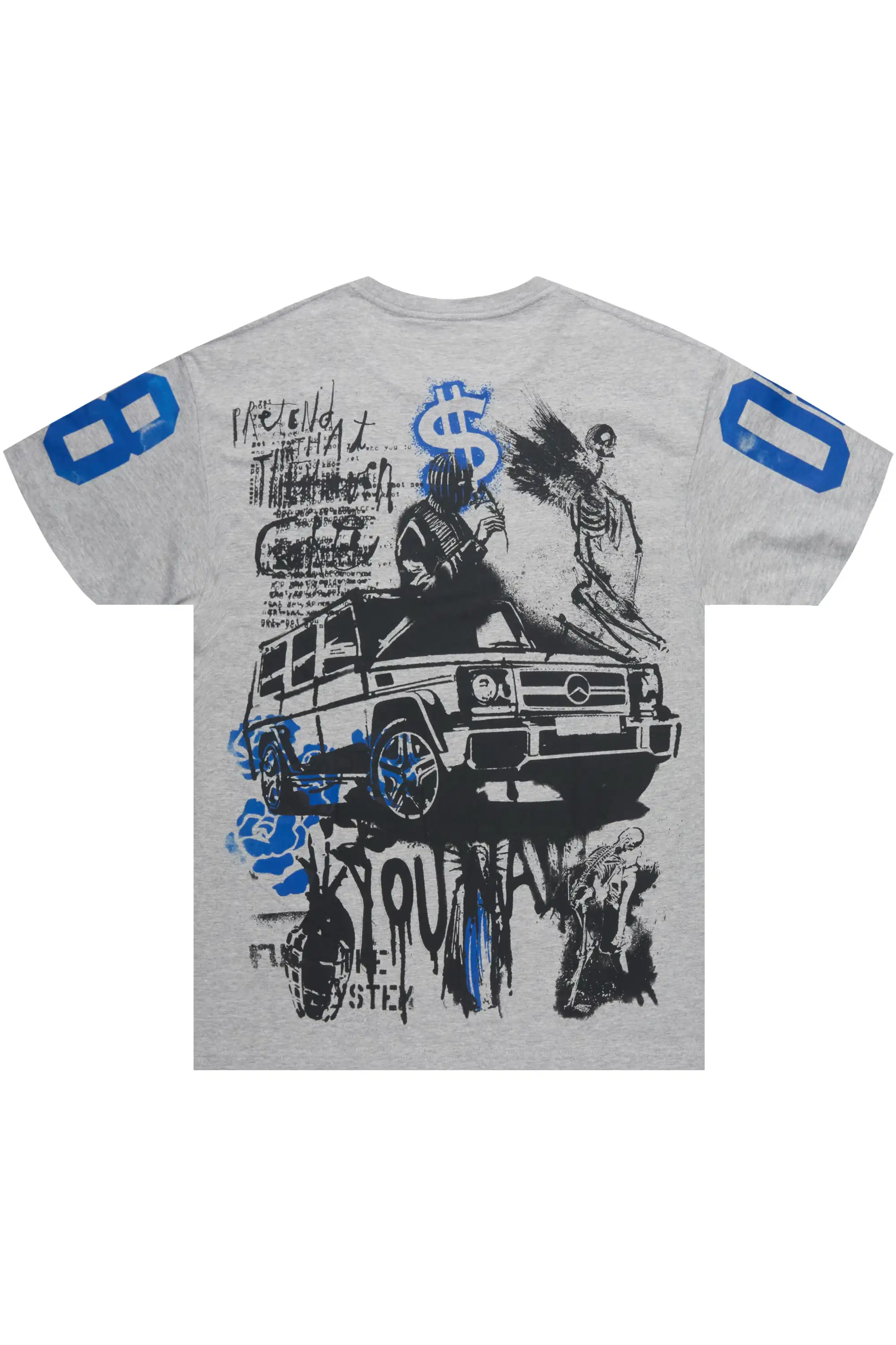 Kammile 3.0 Heather Grey Oversized T-Shirt - Image 3