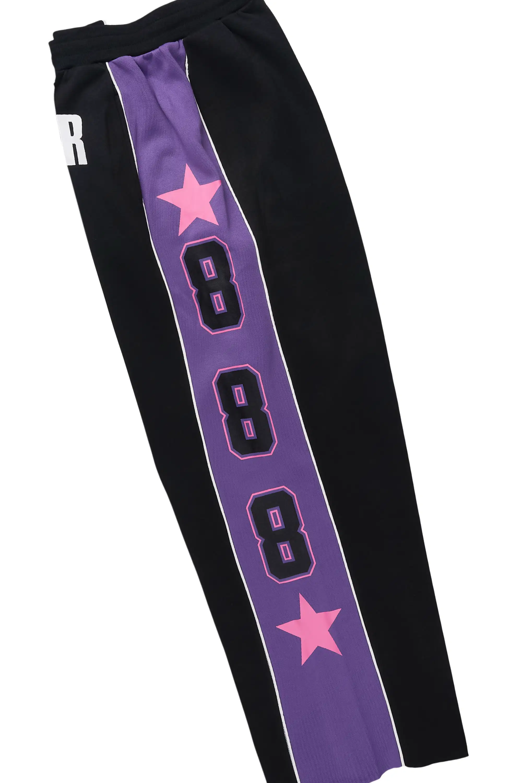 Airelle Black/Purple Baggy Track Pant - Image 5