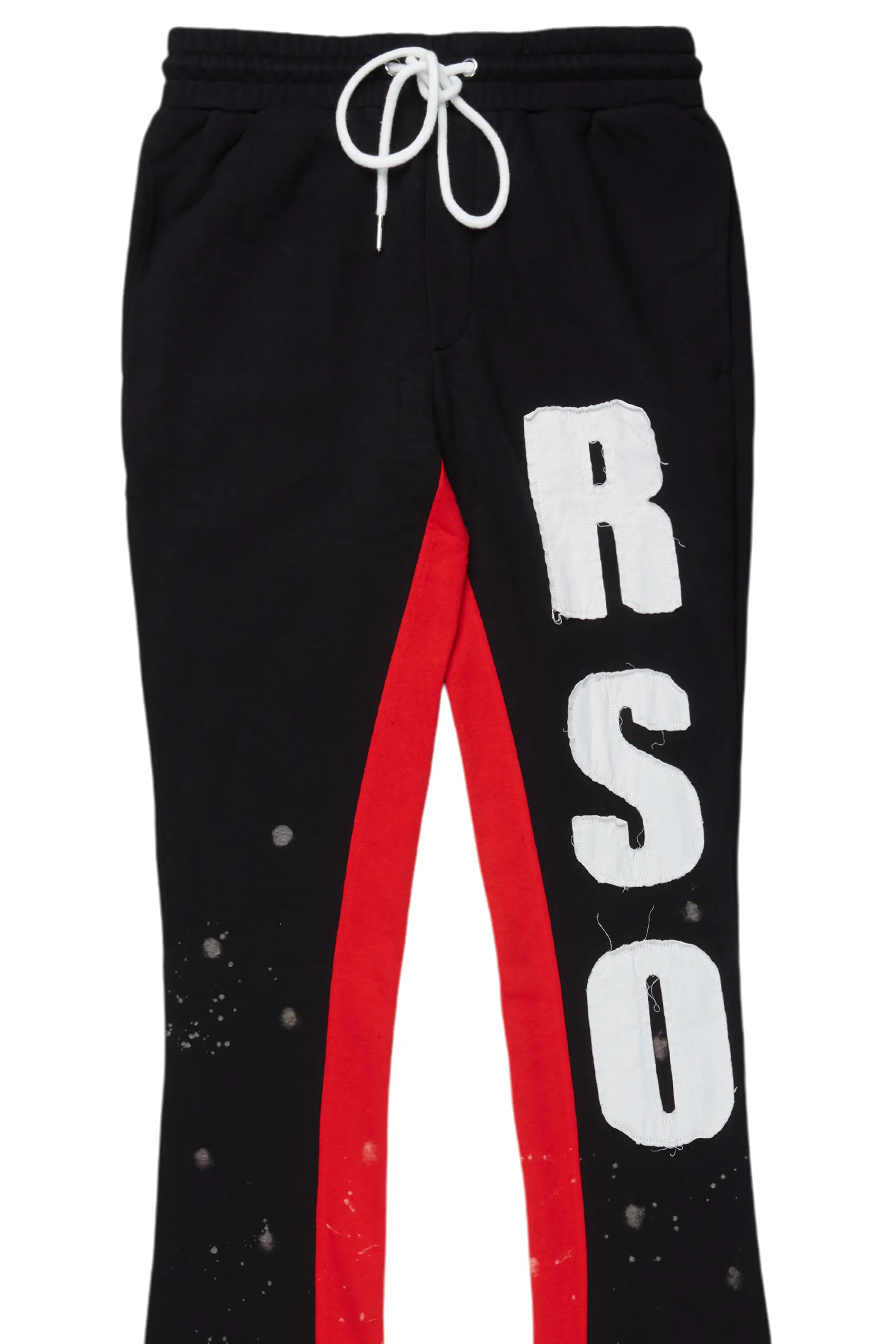 Brandi Black Stacked Track Pant - Image 2