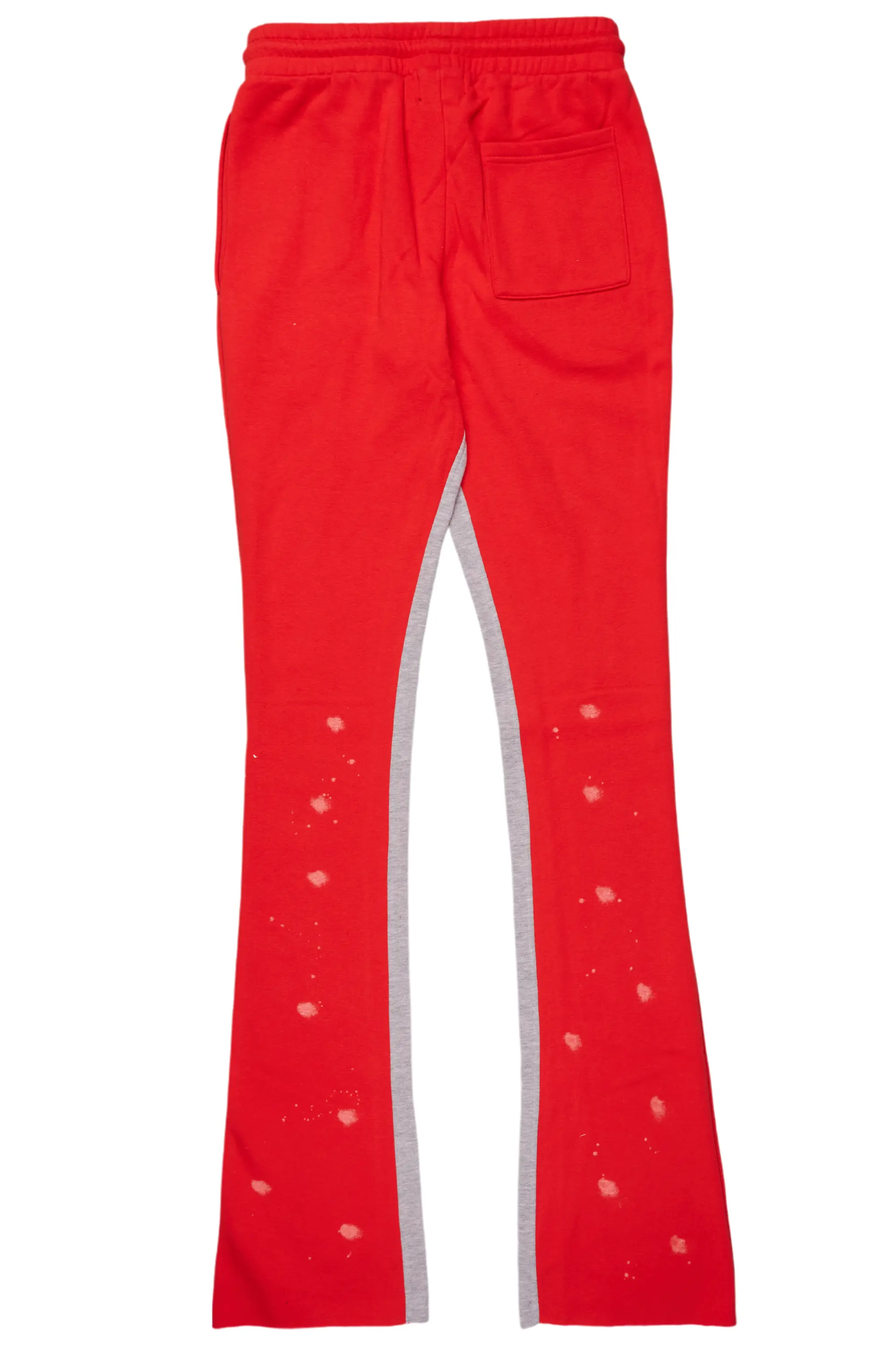 Brandi Red Stacked Track Pant - Image 3