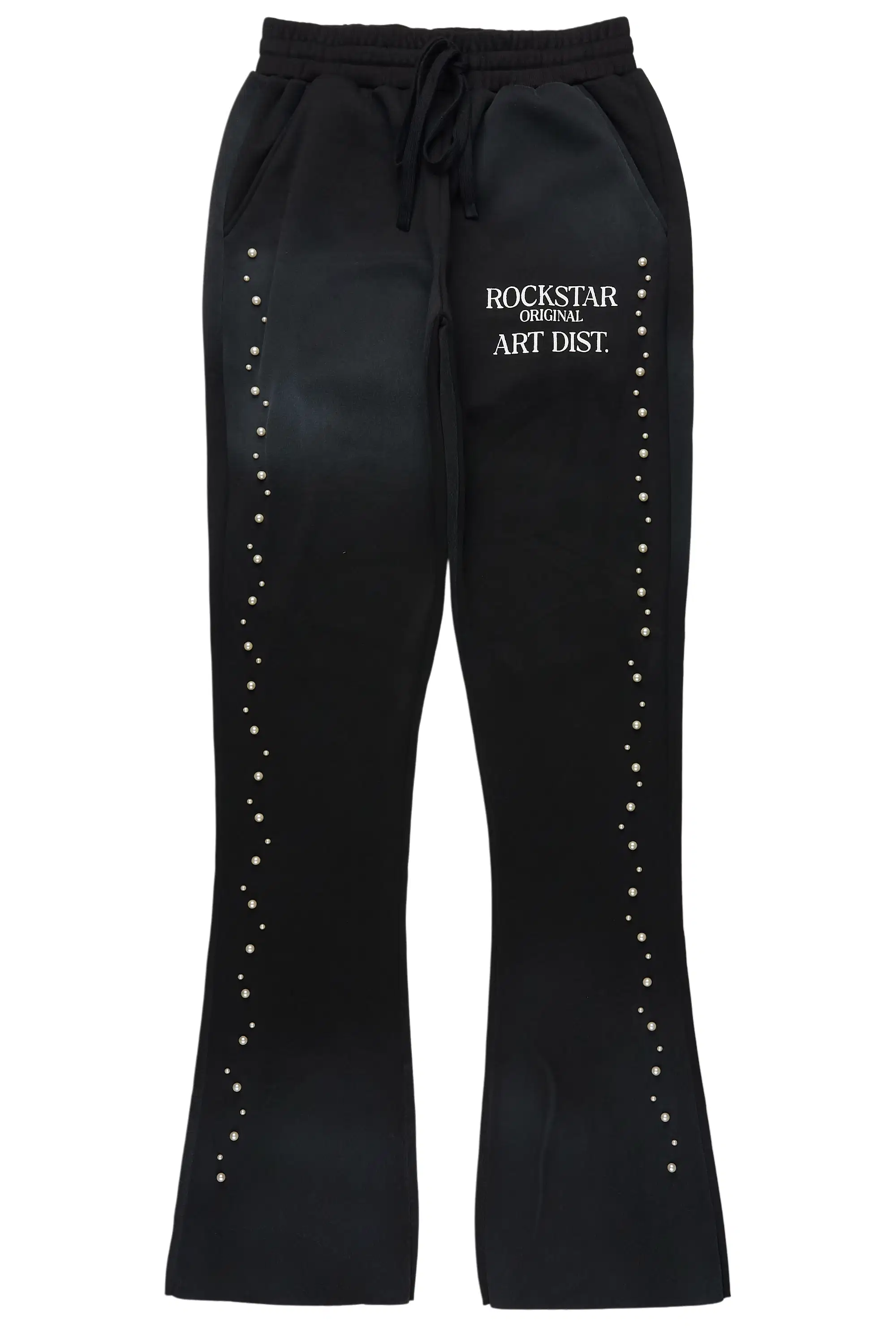Nikkia Black Pearl Stacked Track Pant - Image 3